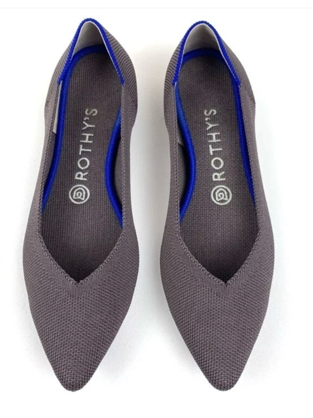 Rothy’s The Point Mink Dusty Purple Flats Women’s Retired Size 10.5 - Picture 2 of 9